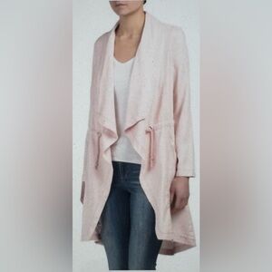 MAX JEANS Baby Pink Drawcord Duster Jacket XS